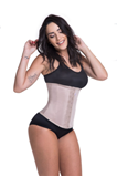 Cinta Modeladora Curta c/ Barbatana Bege Tamanho G - Biobela