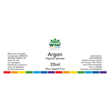 Óleo Vegetal Argan WNF - Seleção Exclusiva - 20ml