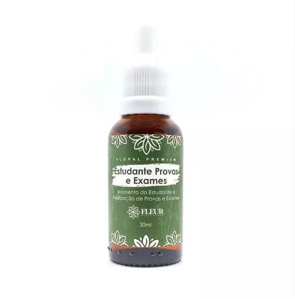 Floral Estudante Prova e Exames 30ml Fleur | Formula Equivalente