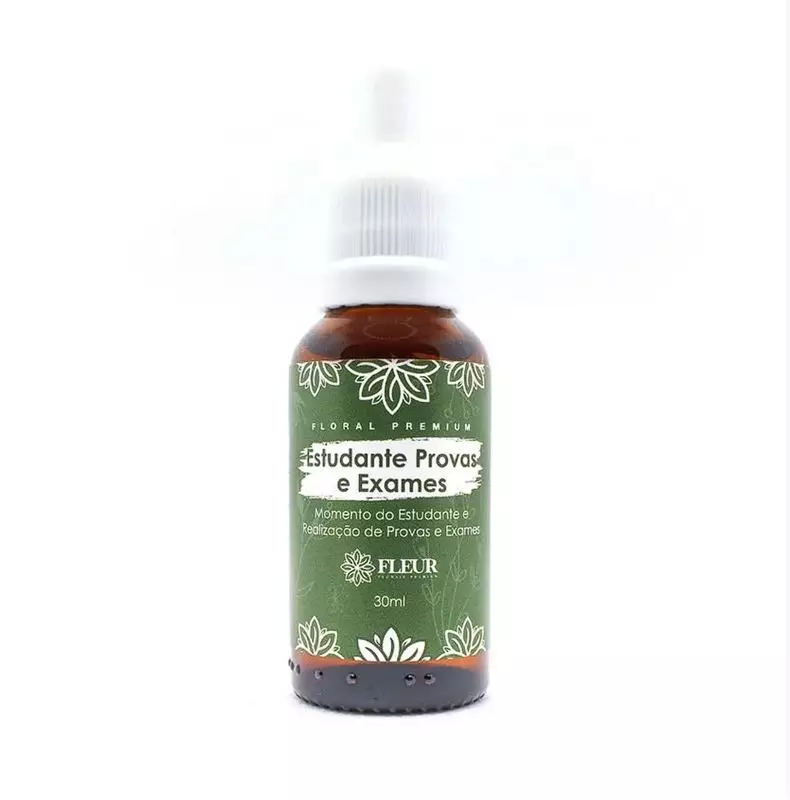 Floral Estudante Prova e Exames 30ml Fleur | Formula Equivalente