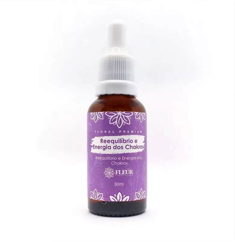 Floral Reequilíbrio e Energia dos Chakras 30ml Fleur | Formula Equivalente
