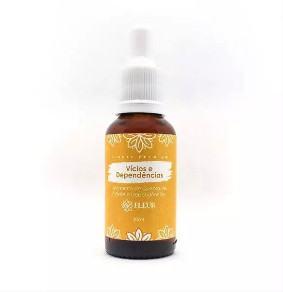 Floral Vícios e Dependência 30ml Fleur | Formula Equivalente | Apoio Natural Floral Vícios e Dependência 30ml Fleur | Formula Equivalente | Apoio Natural