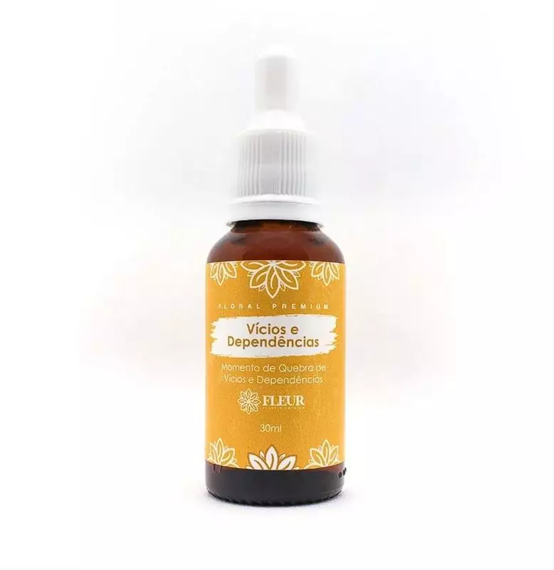 Floral Vícios e Dependência 30ml Fleur | Formula Equivalente | Apoio Natural