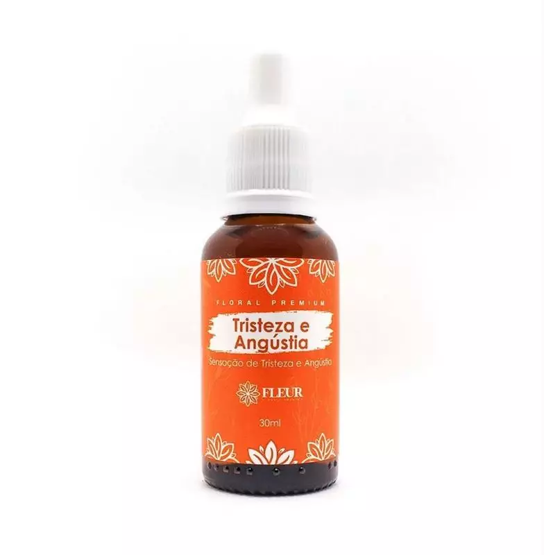 Floral Tristeza e Angústia 30ml Fleur | Formula Equivalente | Conforto Emocional