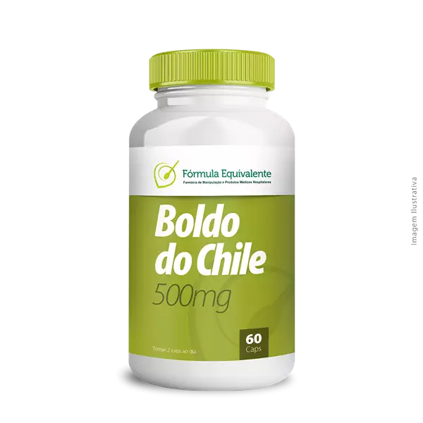 Boldo do Chile Ext Seco 500mg - 60 Cápsulas - Fórmula Equivalente