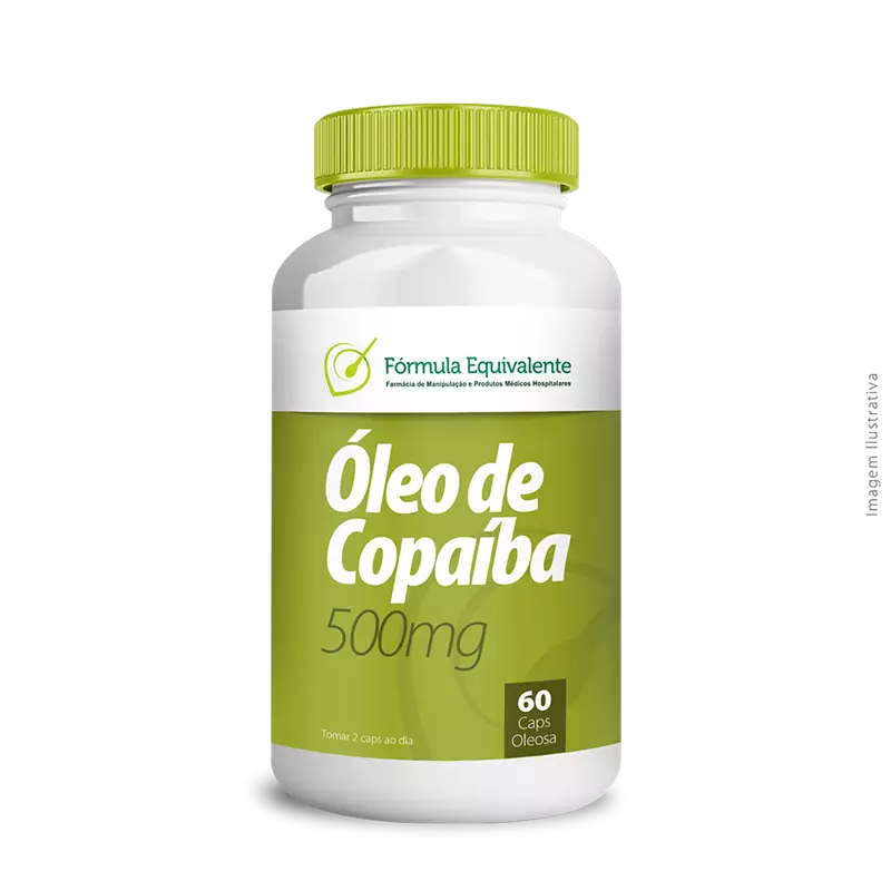 Óleo de Copaíba 500mg - 60 Cápsulas - Suporte Anti-inflamatório e para o Bem-Estar