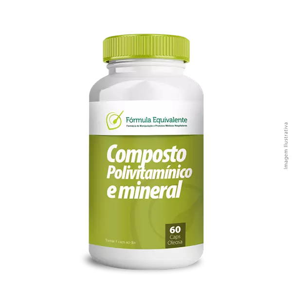 Composto Polivitamínico e Mineral 60 Cápsulas Oleosas