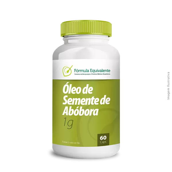 Óleo de Semente de Abóbora 1g - 60 Cápsulas - Saúde da Próstata e Bem-Estar Feminino Óleo de Semente de Abóbora 1g - 60 Cápsulas - Saúde da Próstata e Bem-Estar Feminino