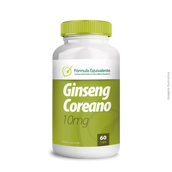 Ginseng Coreano 100mg - 60 Cápsulas Ginseng Coreano 100mg - 60 Cápsulas
