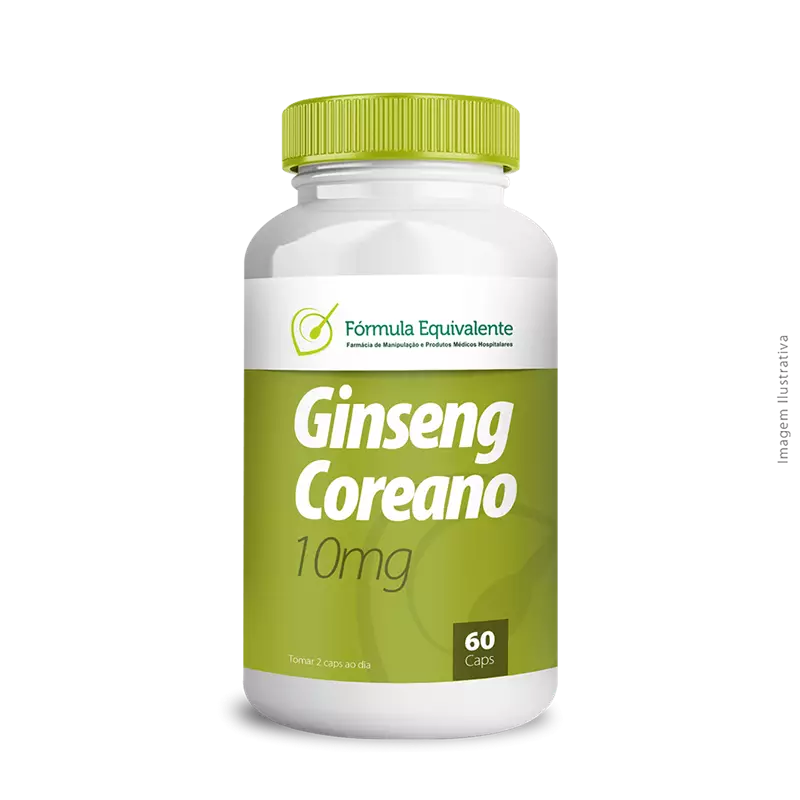 Ginseng Coreano 100mg - 60 Cápsulas