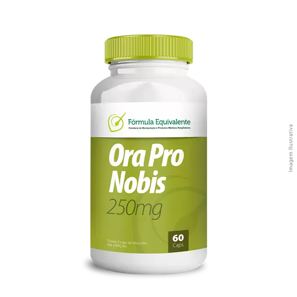 Ora Pro Nobis 250mg - 60 Cápsulas - Superalimento Nutritivo e Proteico Ora Pro Nobis 250mg - 60 Cápsulas - Superalimento Nutritivo e Proteico