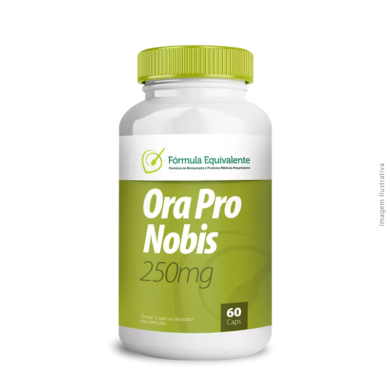 Ora Pro Nobis 250mg - 60 Cápsulas - Superalimento Nutritivo e Proteico