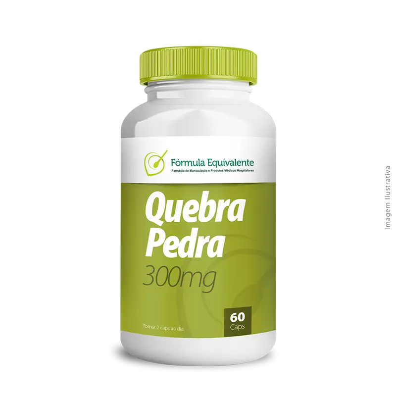  Quebra Pedra 300mg - 60 Cápsulas - Suporte para a Saúde Renal e Urinária