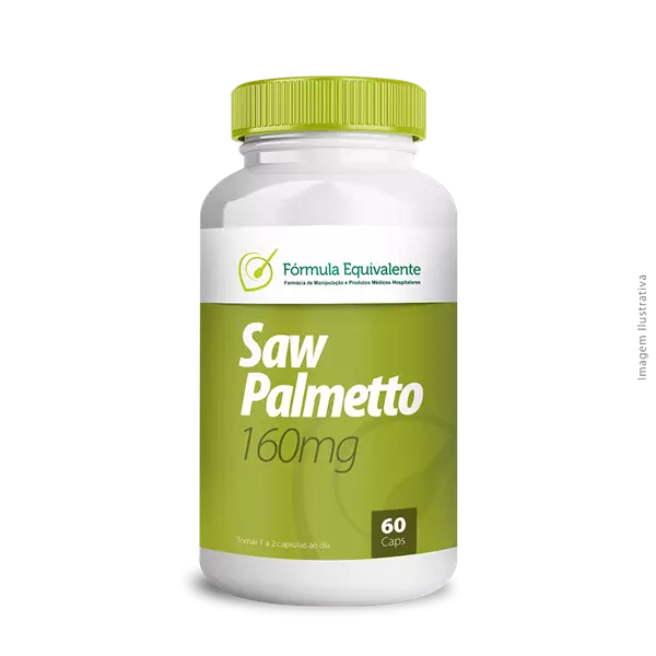 Saw Palmetto 160mg - 60 Cápsulas - Saúde da Próstata e Capilar Masculina