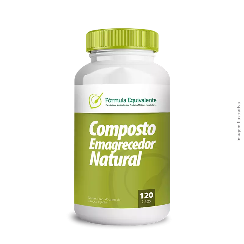 Composto Emagrecedor 120 Cápsulas  Transforme Seu Corpo com a Força da Natureza!