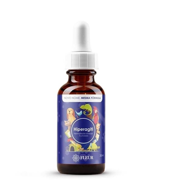 Floral de Bach Hiperagiti Pet 30ml – Calma Natural para Hiperatividade e Agitação Floral de Bach Hiperagiti Pet 30ml – Calma Natural para Hiperatividade e Agitação