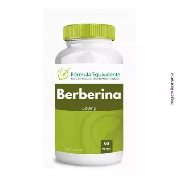 Berberina 500mg - 60 Cápsulas