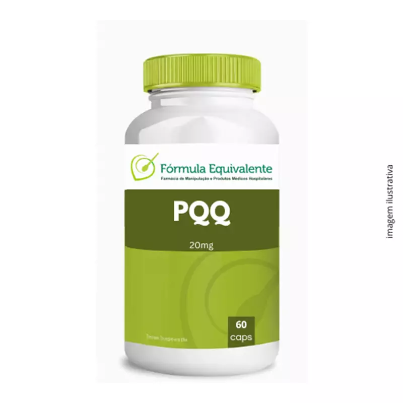 PQQ 20mg 60 Cápsulas  Energia, Memória e Longevidade
