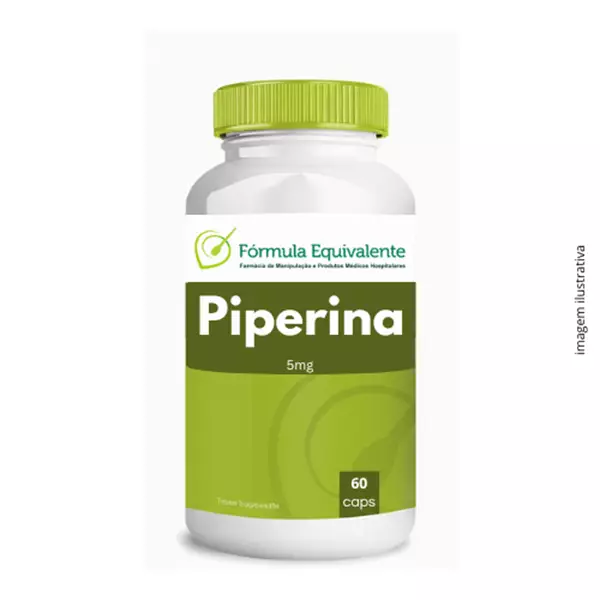 Piperina 5mg 60 Cápsulas