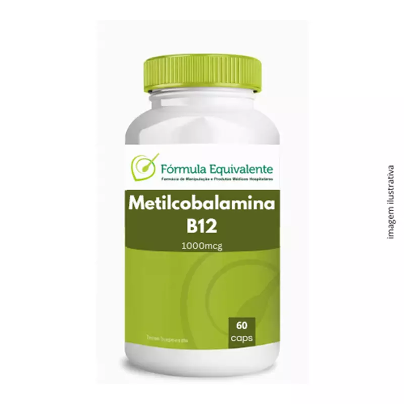 Metilcobalamina B12 1000mcg - 60 Cápsulas