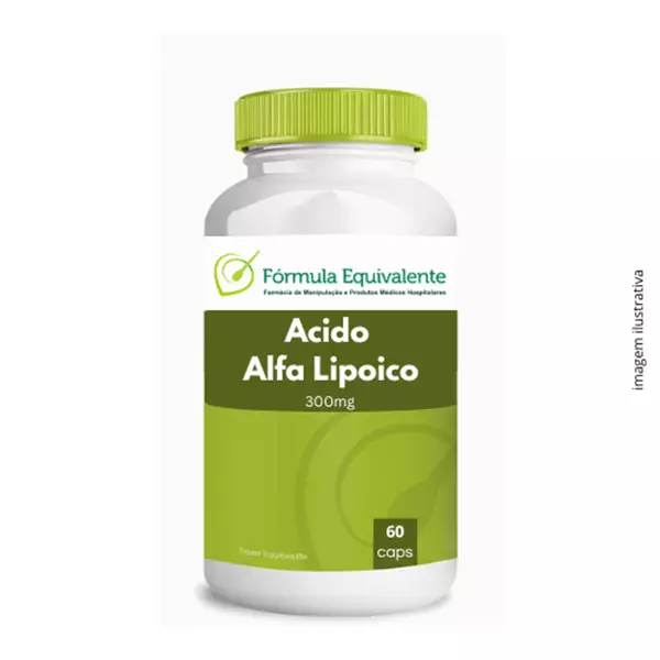 Ácido Alfa Lipóico 300mg | Potente Antioxidante, Anti-Idade e Metabolismo da Glicose - 60 Cápsulas | Fórmula Equivalente Ácido Alfa Lipóico 300mg | Potente Antioxidante, Anti-Idade e Metabolismo da Glicose - 60 Cápsulas | Fórmula Equivalente