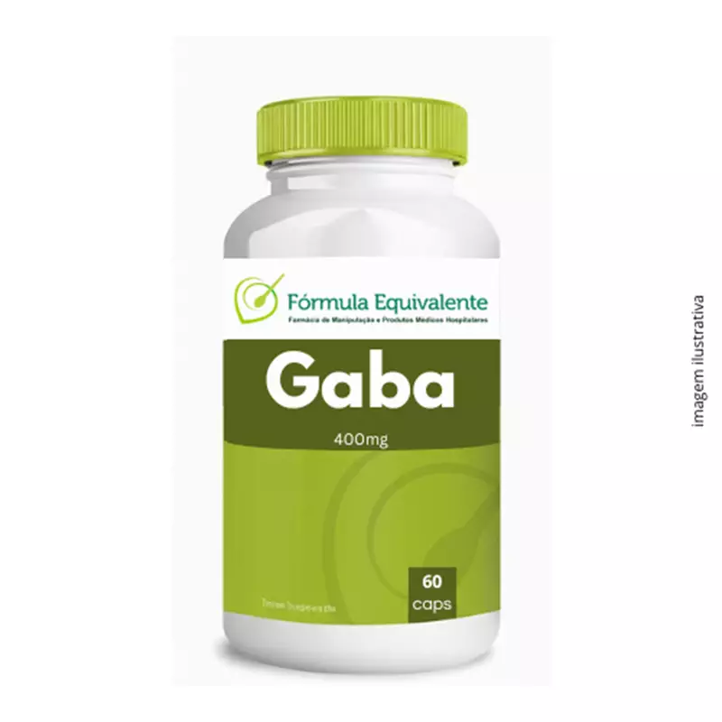 GABA 400mg - 60 Cápsulas