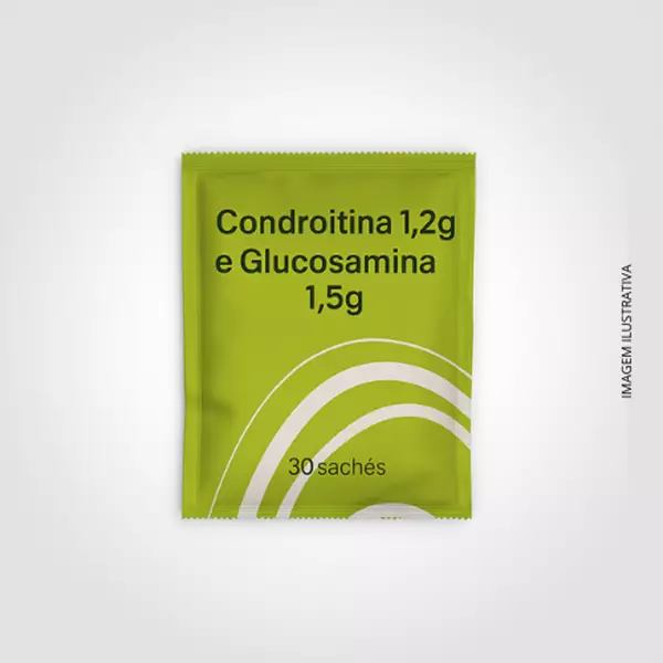Condroitina 1,2g + Glucosamina 1,5g - 30 Sachês para Articulações Saudáveis Condroitina 1,2g + Glucosamina 1,5g - 30 Sachês para Articulações Saudáveis