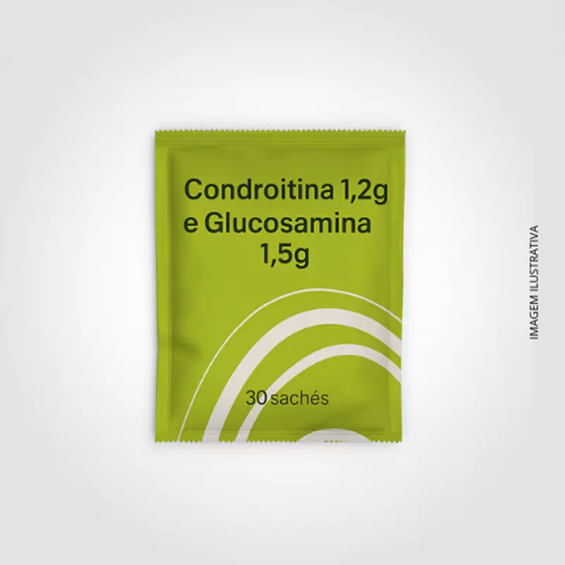 Condroitina 1,2g + Glucosamina 1,5g - 30 Sachês para Articulações Saudáveis