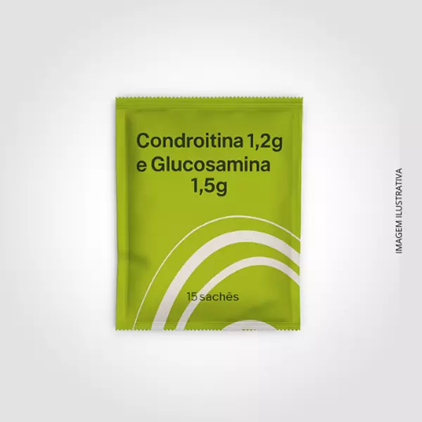 Condroitina 1,2g + Glucosamina 1,5g - 15 Sachês para Articulações Saudáveis Condroitina 1,2g + Glucosamina 1,5g - 15 Sachês para Articulações Saudáveis