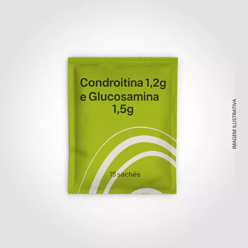 Condroitina 1,2g + Glucosamina 1,5g - 15 Sachês para Articulações Saudáveis