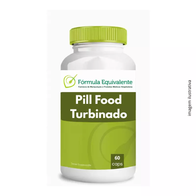 Pill Food Turbinado 60 Cápsulas