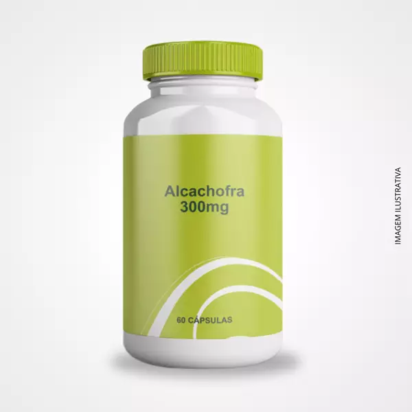 Alcachofra 300 mg 60 Cápsulas - Fórmula Equivalente