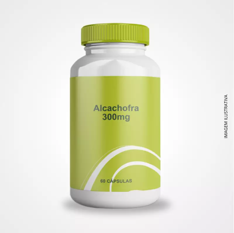 Alcachofra 300 mg 60 Cápsulas - Fórmula Equivalente