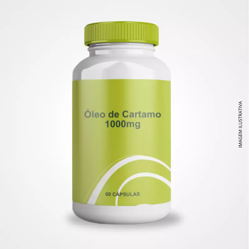 Cápsula Óleo de Cartamo 1000mg - 60 Cápsulas