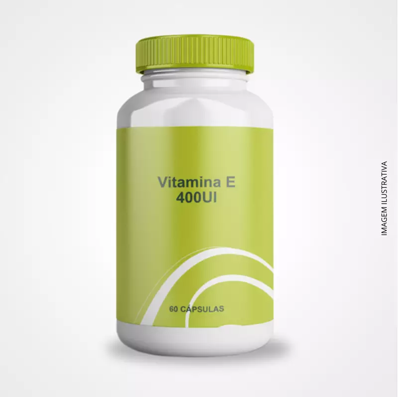 Cápsula Oleosa de Vitamina E 400UI - 60 Cápsulas