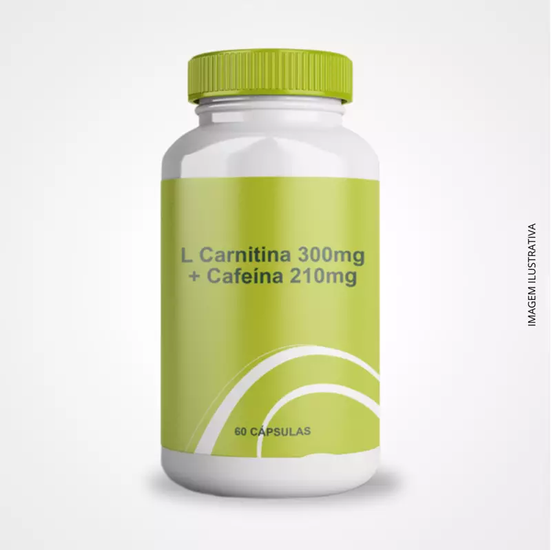 Cápsula Oleosa L-Carnitina + Cafeína - 60 Cápsulas