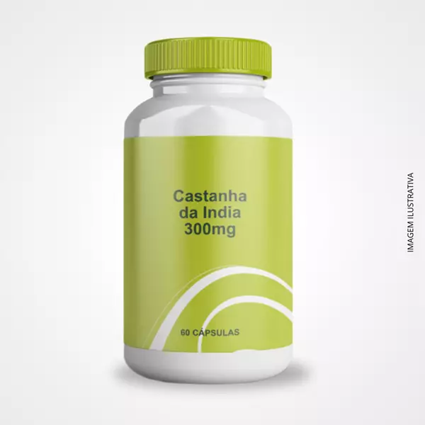 Castanha da Índia 300mg - 60 Cápsulas