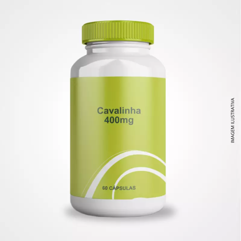 Cavalinha 400mg - 60 Cápsulas - Fórmula Equivalente