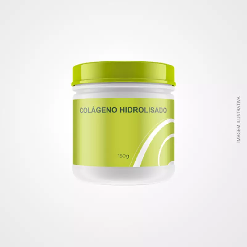 Colágeno Hidrolisado em Pó - 150g - Fórmula Equivalente