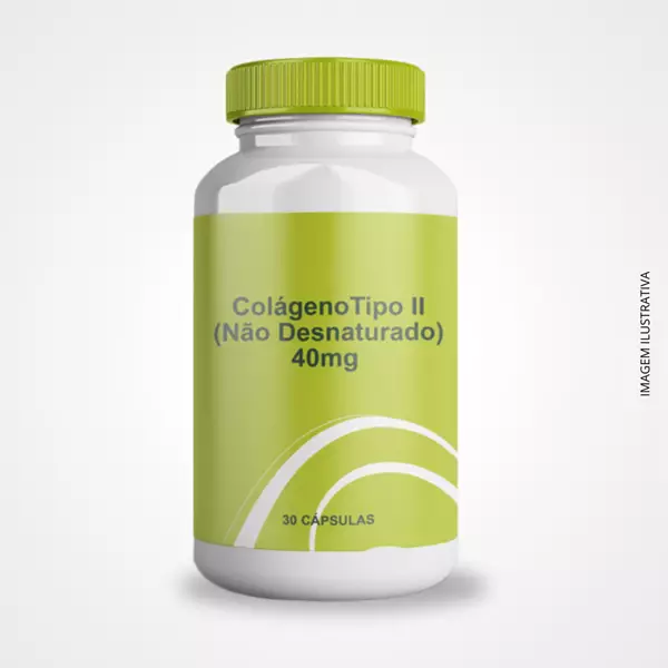 Colágeno Tipo II 40mg 30 Cápsulas – Saúde das Articulações e Mobilidade Colágeno Tipo II 40mg 30 Cápsulas – Saúde das Articulações e Mobilidade