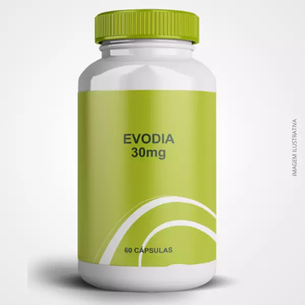 Evodia 30mg - 60 Cápsulas