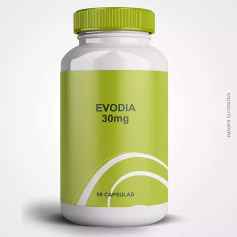 Evodia 30mg - 60 Cápsulas