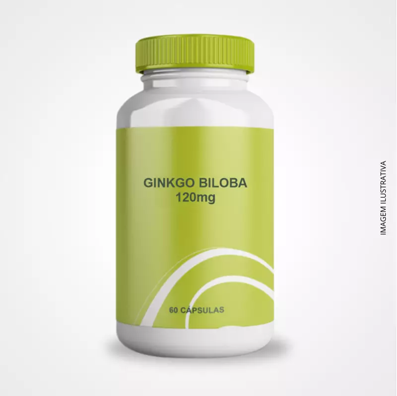 Ginkgo Biloba 120mg - 60 Cápsulas