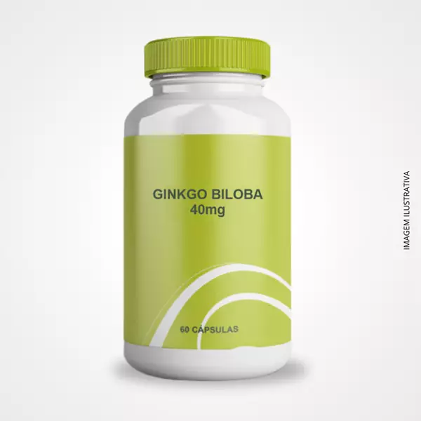 Ginkgo Biloba 40mg - 60 Cápsulas
