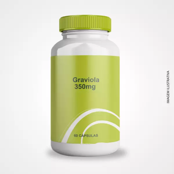 Graviola 350mg - 60 Cápsulas - Suporte Antioxidante Natural