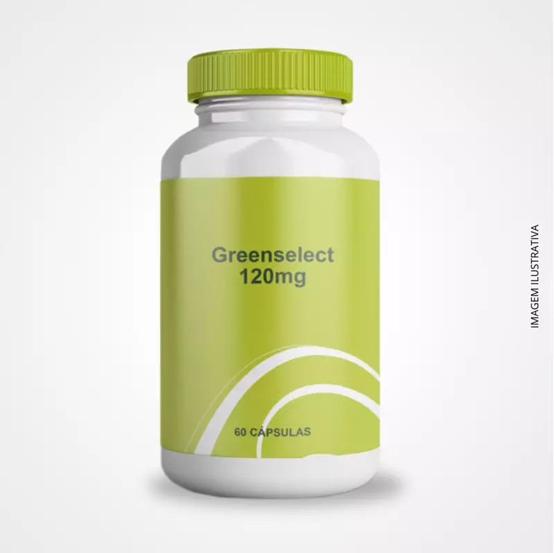 Greenselect Phytosome 120mg - 60 Cápsulas - Suporte Antioxidante e Metabolismo