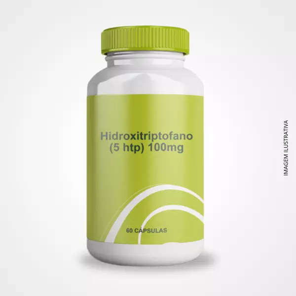 Hidroxitriptofano 5-HTP 100mg - 60 Cápsulas - Suporte ao Humor e Bem-Estar Hidroxitriptofano 5-HTP 100mg - 60 Cápsulas - Suporte ao Humor e Bem-Estar