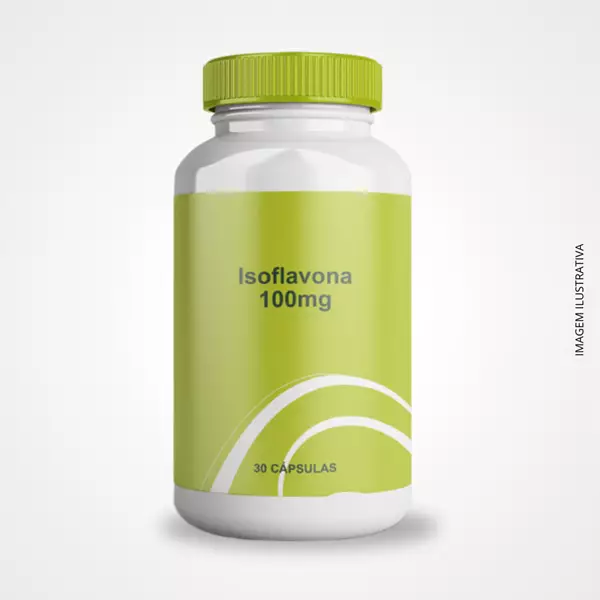 Isoflavona 100mg - 30 Cápsulas - Alívio dos Sintomas da Menopausa Isoflavona 100mg - 30 Cápsulas - Alívio dos Sintomas da Menopausa
