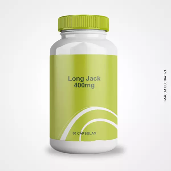 Long Jack 400mg - 30 Cápsulas - Suporte Natural para Energia e Libido