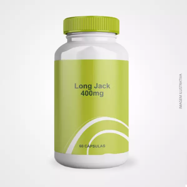 Long Jack 400mg - 60 Cápsulas - Suporte Natural para Energia e Libido